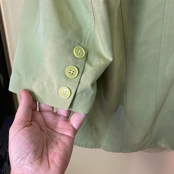 Emma James Linen Blend Button Down Shirt/Jacket Shacket Size 22W - Picture 5 of 9